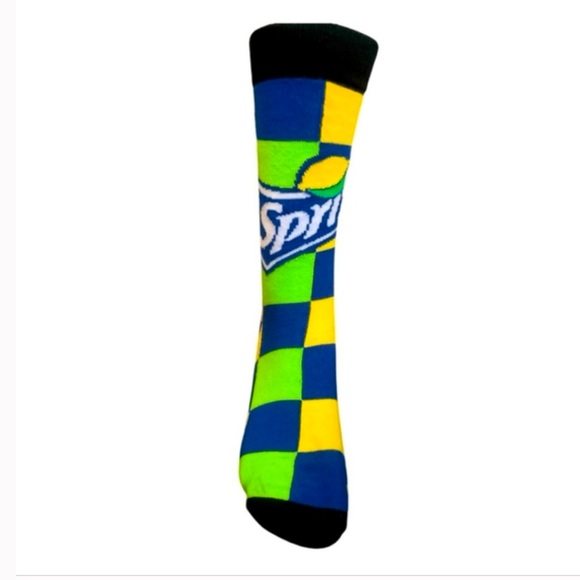 •COCA-COLA•NWT SPRITE NOVELTY GRAPHIC LOGO CREW SOCKS SIZE 6-13 - Picture 3 of 8
